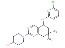 1-{5-[(6-chloropyridin-2-yl)amino]-7,7-dimethyl-5,6,7,8-tetrahydroquinazolin-2-yl}piperidin-4-ol