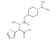 [[(1-isopropyl-4-piperidinyl)acetyl](methyl)amino](2-thienyl)acetic acid