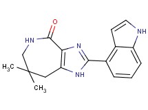 2-(1H-indol-4-yl)-7,7-dimethyl-5,6,7,8-tetrahydroimidazo[4,5-c]azepin-4(1H)-one