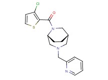 (1S*,5R*)-6-[(3-chloro-2-thienyl)carbonyl]-3-(pyridin-2-ylmethyl)-3,6-diazabicyclo[3.2.2]nonane