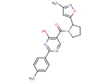 5-{[2-(3-methylisoxazol-5-yl)pyrrolidin-1-yl]carbonyl}-2-(4-methylphenyl)pyrimidin-4-ol