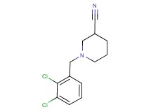 1-(2,3-dichlorobenzyl)piperidine-3-carbonitrile