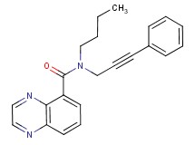 N-butyl-N-(3-phenylprop-2-yn-1-yl)quinoxaline-5-carboxamide