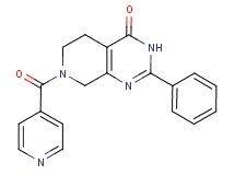 7-isonicotinoyl-2-phenyl-5,6,7,8-tetrahydropyrido[3,4-d]pyrimidin-4(3H)-one