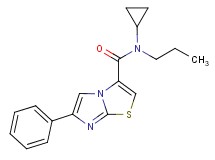 N-cyclopropyl-6-phenyl-N-propylimidazo[2,1-b][1,3]thiazole-3-carboxamide