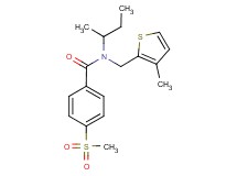 N-(sec-butyl)-4-(methylsulfonyl)-N-[(3-methyl-2-thienyl)methyl]benzamide
