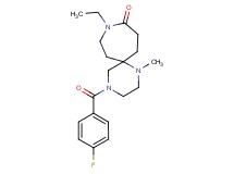 9-ethyl-4-(4-fluorobenzoyl)-1-methyl-1,4,9-triazaspiro[5.6]dodecan-10-one