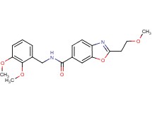 N-(2,3-dimethoxybenzyl)-2-(2-methoxyethyl)-1,3-benzoxazole-6-carboxamide
