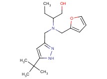 2-[[(5-tert-butyl-1H-pyrazol-3-yl)methyl](2-furylmethyl)amino]butan-1-ol