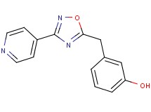 3-{[3-(4-pyridinyl)-1,2,4-oxadiazol-5-yl]methyl}phenol