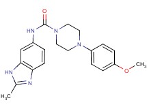 4-(4-methoxyphenyl)-N-(2-methyl-1H-benzimidazol-6-yl)piperazine-1-carboxamide