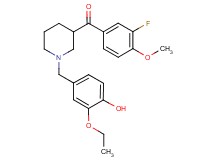 [1-(3-ethoxy-4-hydroxybenzyl)-3-piperidinyl](3-fluoro-4-methoxyphenyl)methanone