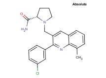 1-{[2-(3-chlorophenyl)-8-methyl-3-quinolinyl]methyl}-L-prolinamide