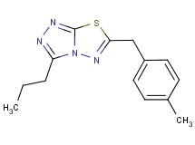 6-(4-methylbenzyl)-3-propyl[1,2,4]triazolo[3,4-b][1,3,4]thiadiazole