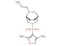 (1R*,5R*)-3-[(3,5-dimethyl-4-isoxazolyl)sulfonyl]-6-propyl-3,6-diazabicyclo[3.2.2]nonane
