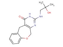 2-[(2-hydroxy-2-methylpropyl)amino]-5,11-dihydro[1]benzoxepino[3,4-d]pyrimidin-4(3H)-one