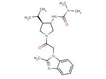 N'-{(3S*,4R*)-4-isopropyl-1-[(2-methyl-1H-benzimidazol-1-yl)acetyl]-3-pyrrolidinyl}-N,N-dimethylurea