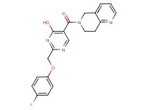 5-(7,8-dihydro-1,6-naphthyridin-6(5H)-ylcarbonyl)-2-[(4-fluorophenoxy)methyl]pyrimidin-4-ol