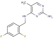N~4~-(2,4-difluorobenzyl)-5-methylpyrimidine-2,4-diamine
