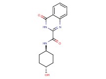 N-(trans-4-hydroxycyclohexyl)-4-oxo-3,4-dihydro-2-quinazolinecarboxamide