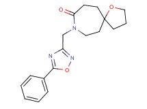 8-[(5-phenyl-1,2,4-oxadiazol-3-yl)methyl]-1-oxa-8-azaspiro[4.6]undecan-9-one