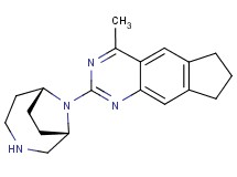 2-[(1S*,6R*)-3,9-diazabicyclo[4.2.1]non-9-yl]-4-methyl-7,8-dihydro-6H-cyclopenta[g]quinazoline