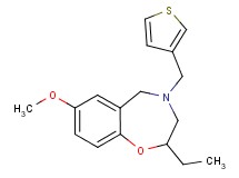 2-ethyl-7-methoxy-4-(3-thienylmethyl)-2,3,4,5-tetrahydro-1,4-benzoxazepine