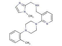 1-(1-methyl-1H-imidazol-2-yl)-N-({2-[4-(2-methylphenyl)-1-piperazinyl]-3-pyridinyl}methyl)methanamine
