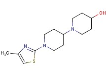 1'-(4-methyl-1,3-thiazol-2-yl)-1,4'-bipiperidin-4-ol