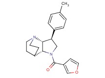 (3S*,3aR*,7aR*)-1-(3-furoyl)-3-(4-methylphenyl)octahydro-4,7-ethanopyrrolo[3,2-b]pyridine