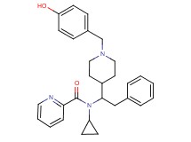 N-cyclopropyl-N-{1-[1-(4-hydroxybenzyl)-4-piperidinyl]-2-phenylethyl}-2-pyridinecarboxamide