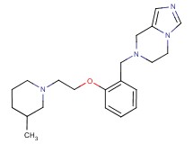 7-{2-[2-(3-methylpiperidin-1-yl)ethoxy]benzyl}-5,6,7,8-tetrahydroimidazo[1,5-a]pyrazine