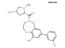 4-[(4S)-4-amino-1-methyl-L-prolyl]-7-(3-chlorophenyl)-2,3,4,5-tetrahydro-1,4-benzoxazepin-9-ol
