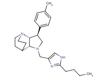 (2R*,3S*,6R*)-5-[(2-butyl-1H-imidazol-4-yl)methyl]-3-(4-methylphenyl)-1,5-diazatricyclo[5.2.2.0~2,6~]undecane