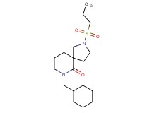 7-(cyclohexylmethyl)-2-(propylsulfonyl)-2,7-diazaspiro[4.5]decan-6-one