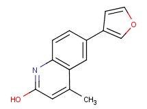 6-(3-furyl)-4-methyl-2-quinolinol
