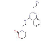 3-(2-{[2-(2-aminoethyl)-4-quinazolinyl]amino}ethyl)-1,3-oxazinan-2-one dihydrochloride