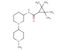2,2,3,3-tetramethyl-N-(1'-methyl-1,4'-bipiperidin-3-yl)cyclopropanecarboxamide
