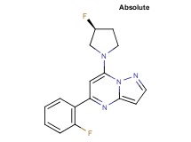 5-(2-fluorophenyl)-7-[(3S)-3-fluoro-1-pyrrolidinyl]pyrazolo[1,5-a]pyrimidine