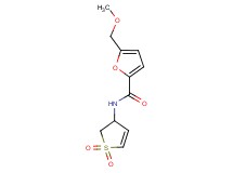N-(1,1-dioxido-2,3-dihydro-3-thienyl)-5-(methoxymethyl)-2-furamide