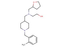2-[{[1-(2-methylbenzyl)-4-piperidinyl]methyl}(tetrahydro-2-furanylmethyl)amino]ethanol