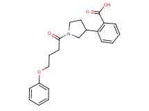2-[1-(4-phenoxybutanoyl)-3-pyrrolidinyl]benzoic acid