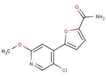 5-(5-chloro-2-methoxypyridin-4-yl)-2-furamide
