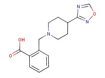 2-{[4-(1,2,4-oxadiazol-3-yl)piperidin-1-yl]methyl}benzoic acid formate