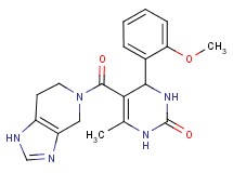 4-(2-methoxyphenyl)-6-methyl-5-(1,4,6,7-tetrahydro-5H-imidazo[4,5-c]pyridin-5-ylcarbonyl)-3,4-dihydropyrimidin-2(1H)-one