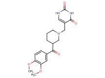 5-{[3-(3,4-dimethoxybenzoyl)piperidin-1-yl]methyl}pyrimidine-2,4(1H,3H)-dione
