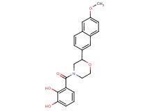 3-{[2-(6-methoxy-2-naphthyl)morpholin-4-yl]carbonyl}benzene-1,2-diol