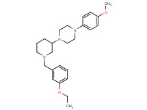 1-[1-(3-ethoxybenzyl)-3-piperidinyl]-4-(4-methoxyphenyl)piperazine