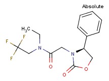 N-ethyl-2-[(4S)-2-oxo-4-phenyl-1,3-oxazolidin-3-yl]-N-(2,2,2-trifluoroethyl)acetamide