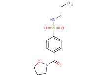 4-(2-isoxazolidinylcarbonyl)-N-propylbenzenesulfonamide